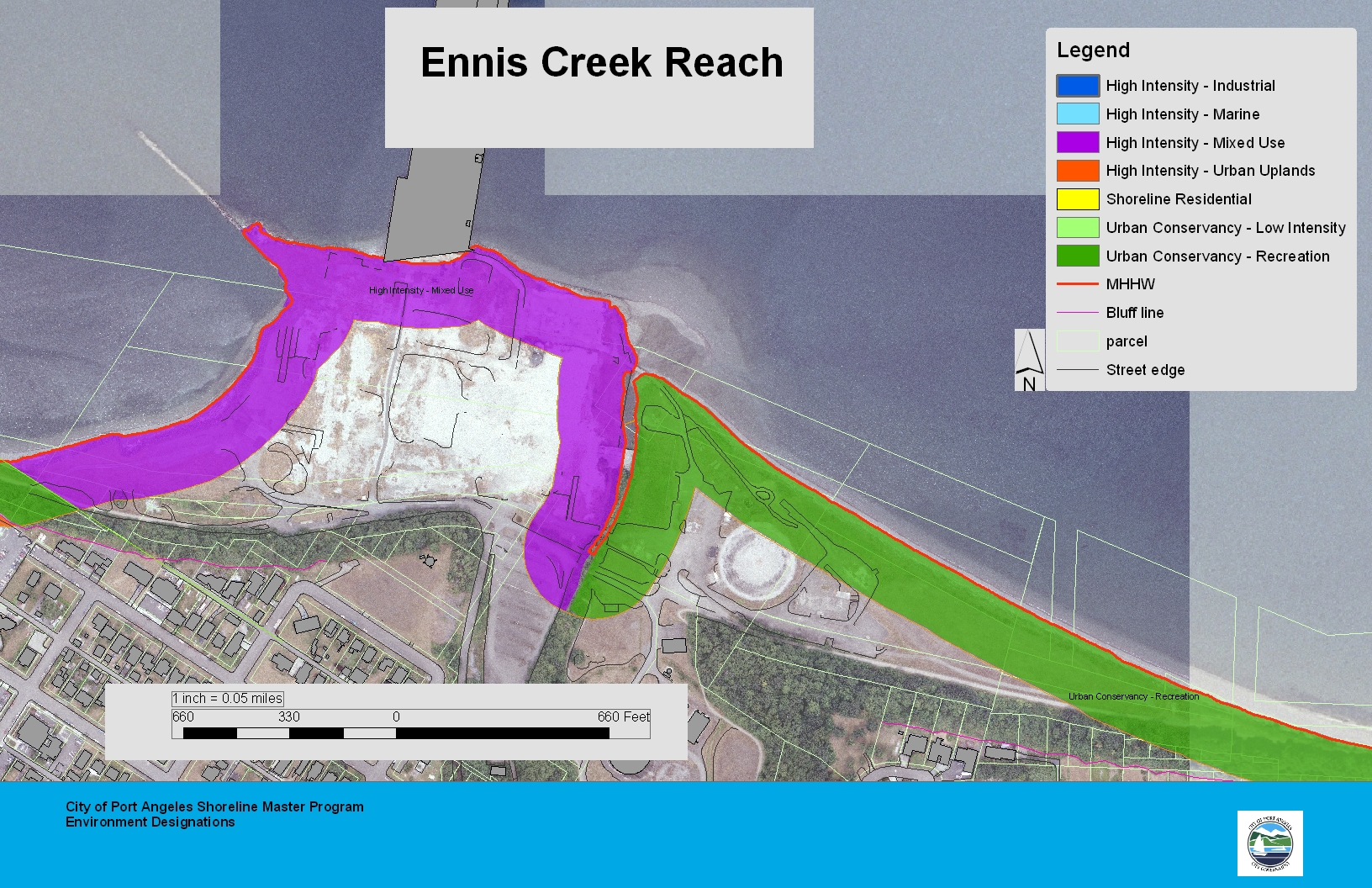 Ennis Creek Reach Map